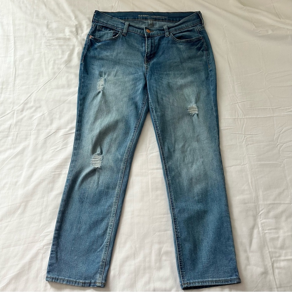 Old Navy Mid-rise Straight Capri Pants Size 6 Regular